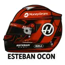  Esteban Ocon Helmet