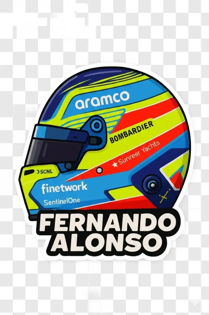  Fernando Alonso Helmet