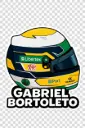  Gabriel Bortoleto Helmet
