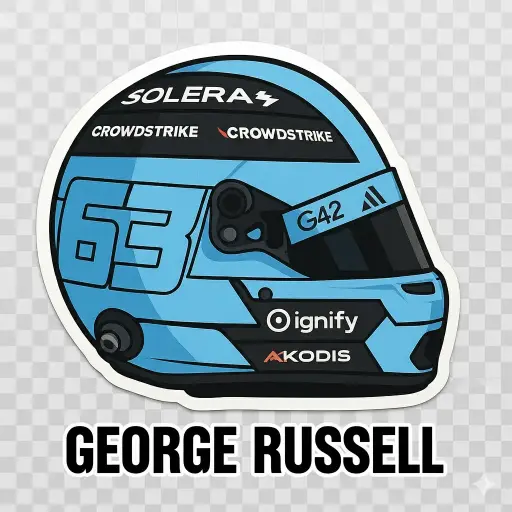 George Russell Helmet